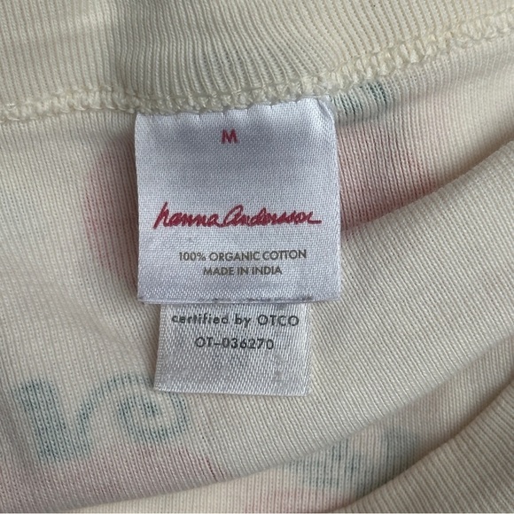 Hanna Andersson Pajama Top Pumpkin Print Size Medium - Picture 4 of 8